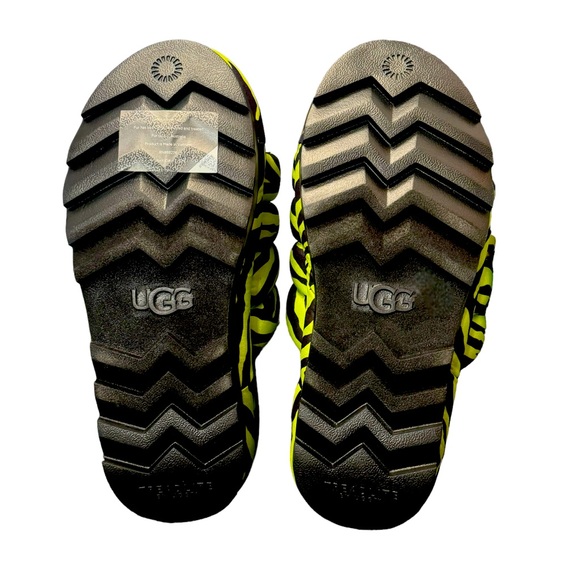 Women’s UGG Tiger Print Maxi Slipper Slide size 9 - Picture 3 of 9